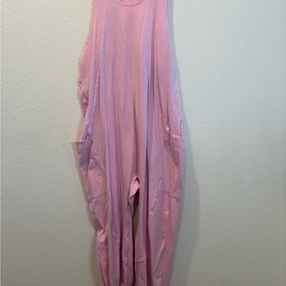 Pink Sleeveless Jumpsuit - Picture 2 of 8